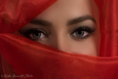 Behind the vail - Studio Portrait