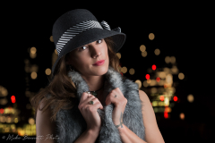 Studio Portrait with photoshopped background